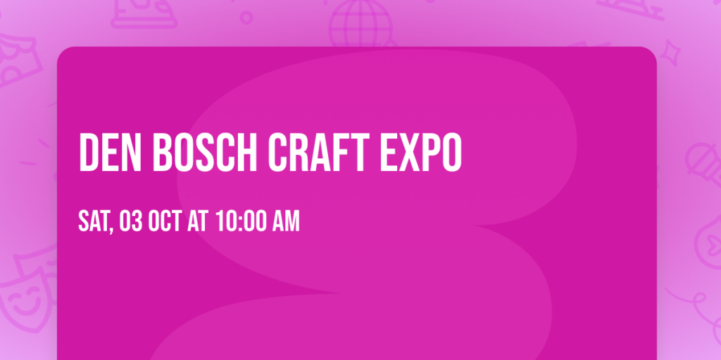 Den Bosch Craft Expo in Brabant