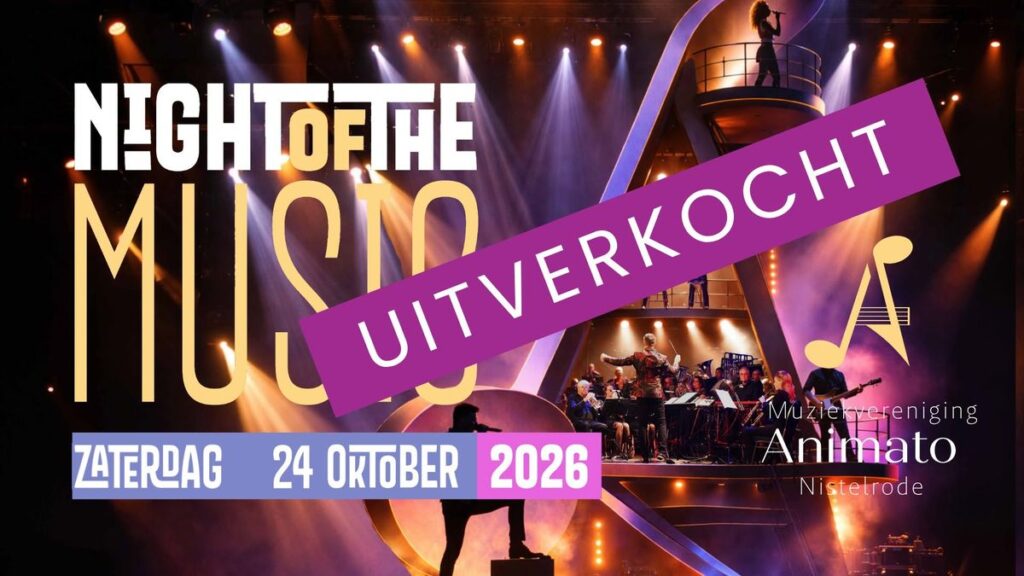 Night of the Music 2026 (Zaterdagshow) in Brabant
