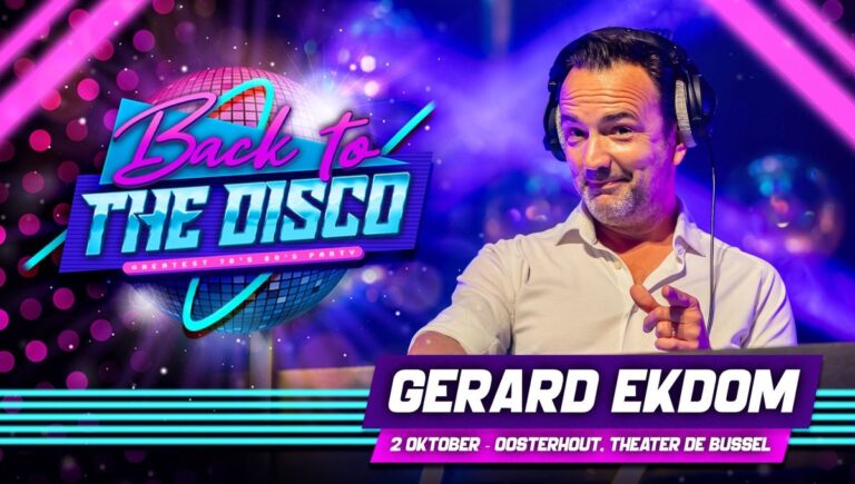 Back to the Disco: Gerard Ekdom – Oosterhout — theater in Brabant