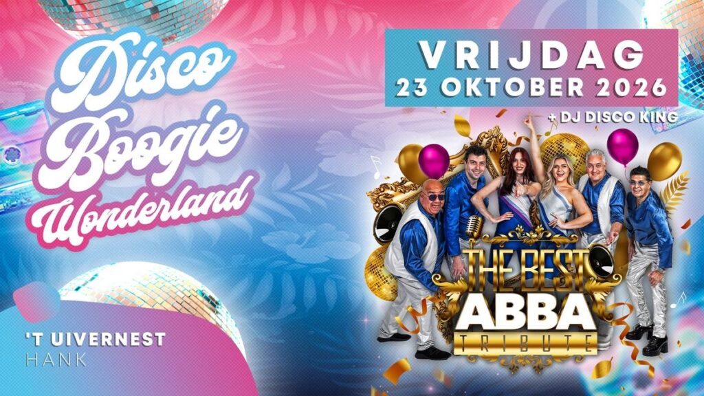 ABBA Tribute Band – Disco Boogie Wonderland – Hank in Brabant