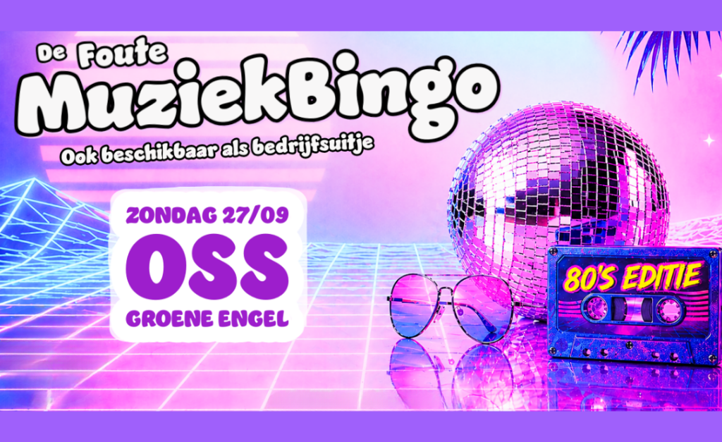Muziekbingo 80’s Edition in Brabant