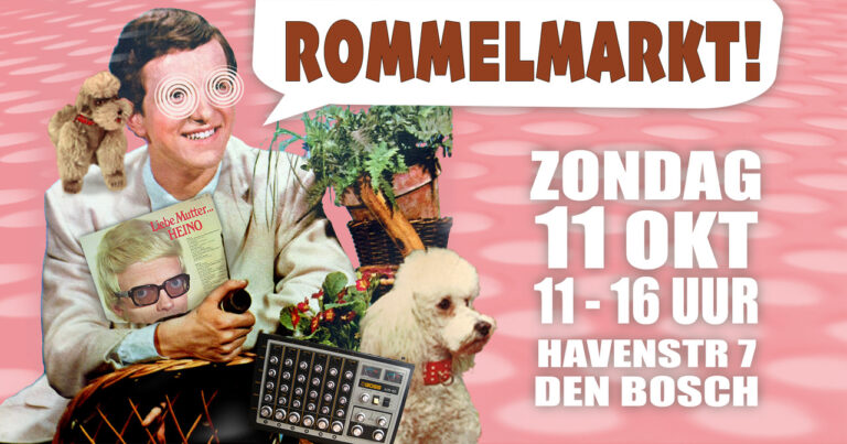 Gezellige Rommelmarkt Centrum Den Bosch — Rommel- en vlooienmarkt in Brabant