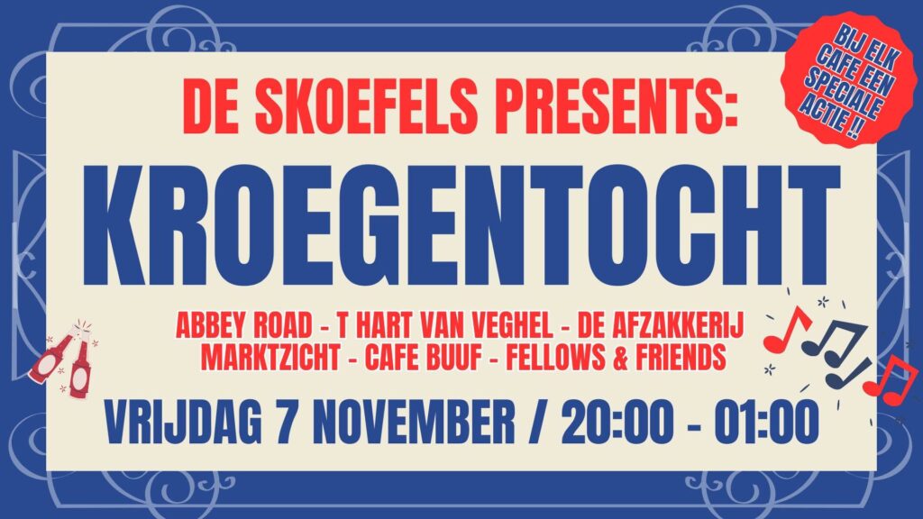 Skoefels Kroegentocht in Brabant