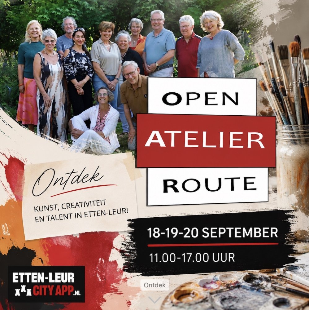 Open Atelier Route Etten-Leur in Brabant