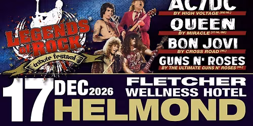 LEGENDS of ROCK Tribute Festival | FLETCHER Wellness-Hotel in Helmond in Brabant