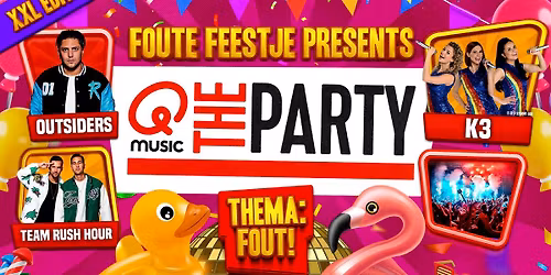 Foute Feestje XXL Tilburg: K3, Outsiders, Qmusic The Party en meer! — festival in Brabant
