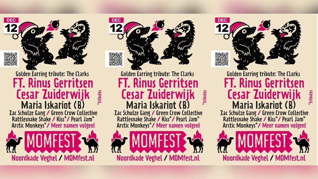 Momfest 2026, a rockfest before christmas in Brabant