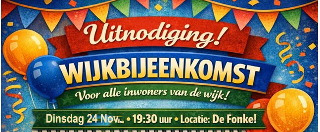 Wijkbijeenkomst in Brabant