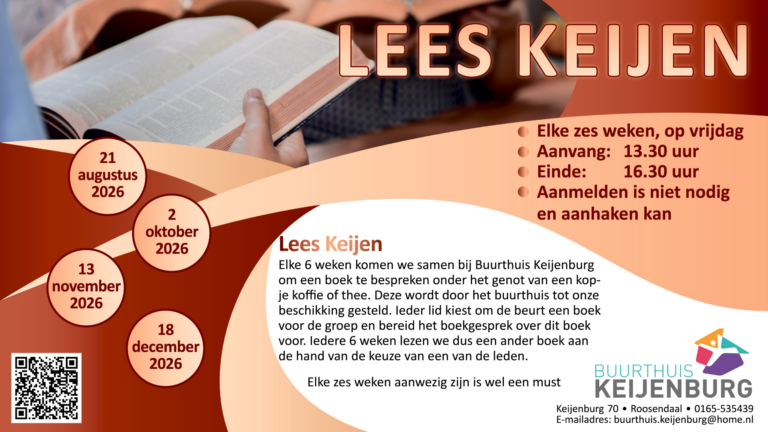 Lees Keijen — lezing in Brabant