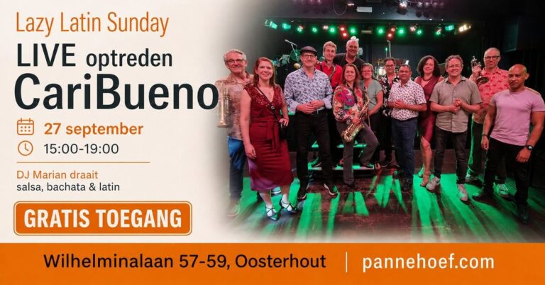 Lazy Latin Sunday – Live met Caribueno — muziek in Brabant