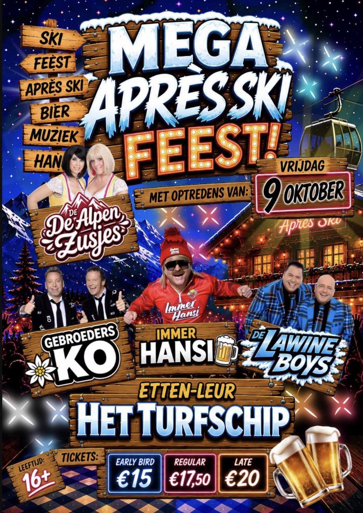 Mega Après Ski Feest in Brabant