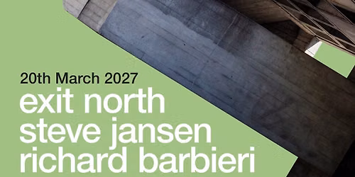 Exit North: Steve Jansen & Richard Barbieri in Brabant