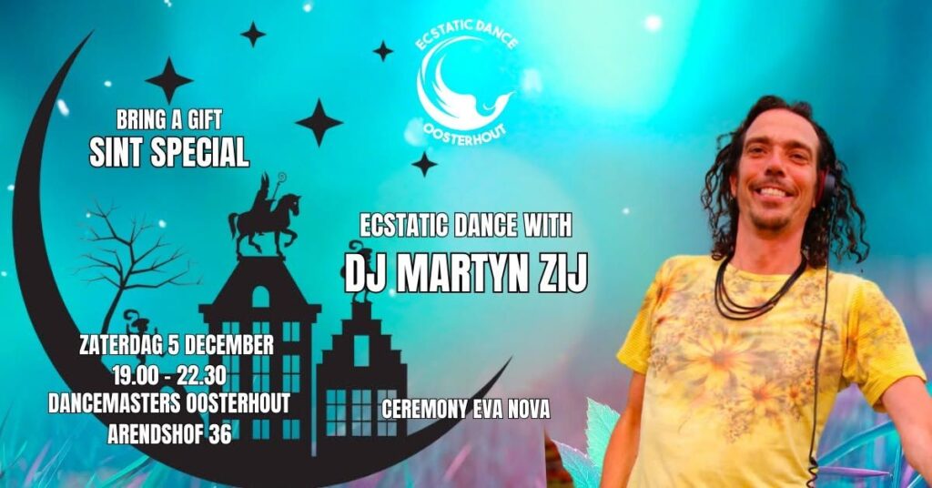 Ecstatic Dance Oosterhout met DJ Martyn Zij in Brabant