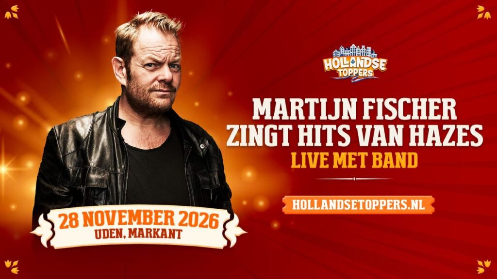 Martijn Fischer zingt Hazes: Live met Band – Uden in Brabant